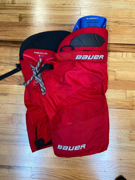 Red Senior Medium Bauer Nexus 1N Hockey Pants