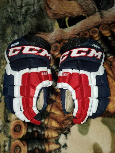 Blue Senior CCM CL 500 Gloves 14" Pro Stock