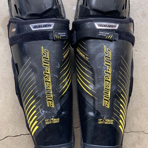 Senior Bauer Supreme 1S  Shin Pads 17”