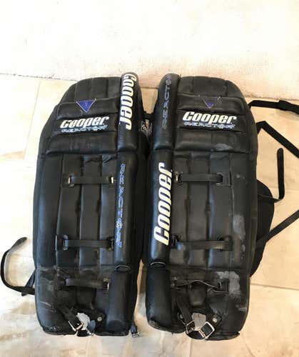 Black Senior 32"  Goalie Leg Pads