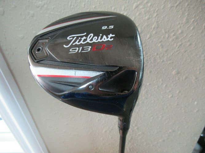 TITLEIST 913 D2 9.5 DRIVER DIAMANA WHITE 72g STIFF HC INCLUDED NEW GRIP