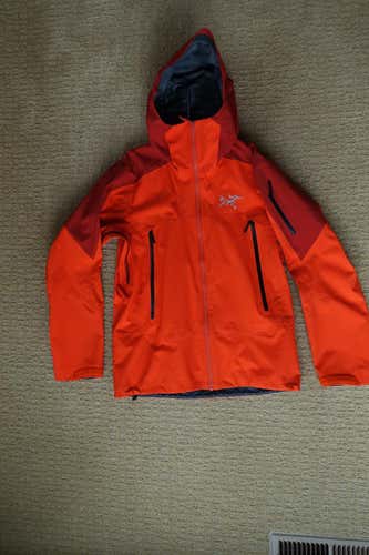 Men's Medium Arc'teryx Gore -Tex Alpine Shell Jacket - Medium - Orange - Used 4X