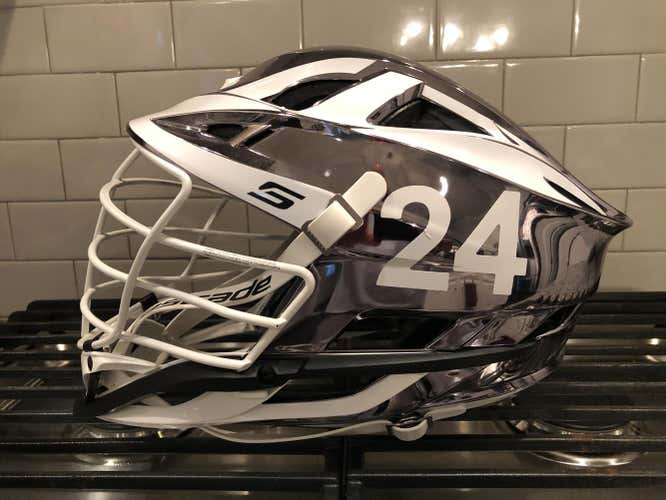 Silver New Adult Player Cascade S Helmet
