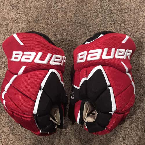 Red/Black NJ Devils Pro Stock Gloves