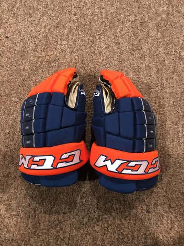 Blue Senior CCM HG4RXP 15" Pro Stock Gloves