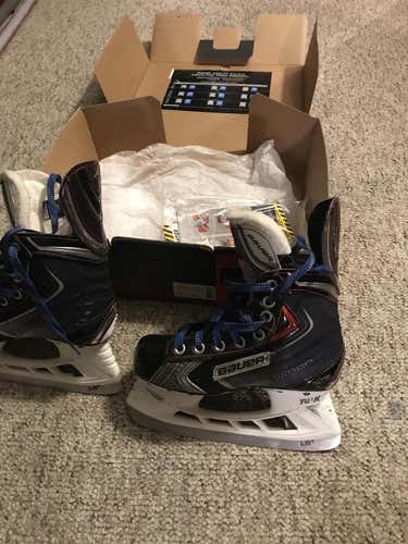 Junior Bauer Vapor X80 Hockey Skates D&R (Regular) Size 1