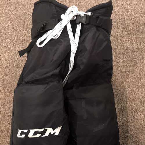 Black Senior Large CCM HP70 Pro Stock Hockey Pants