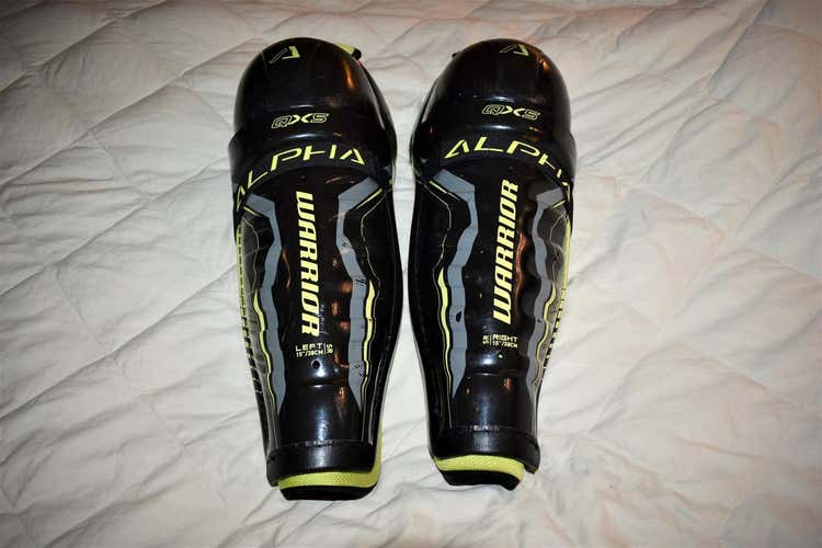 Warrior Alpha QX5 Shin Pads, Senior 15 Inch