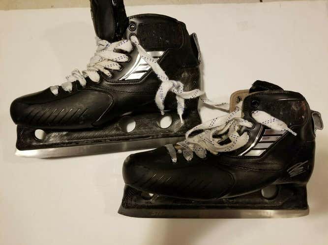 BERNIER VH Pro Anaheim Ducks Size 10 DA Game Used Worn GOALIE Pro Stock Skates