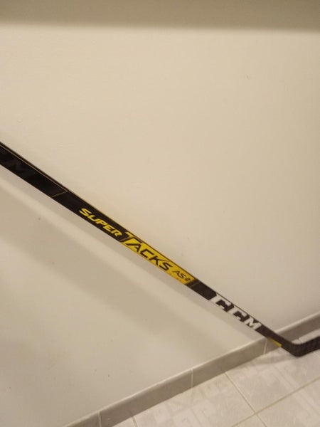 Senior CCM Left Handed Super Tacks AS2 Pro Hockey Stick Toe Pro Stock