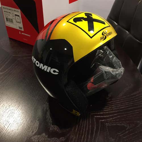Black Unisex Large Atomic Redster GS Helmet Marcel Replica