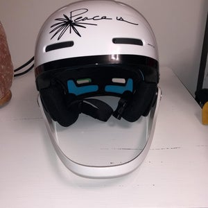 White Unisex Extra Small / Small POC Skull Orbic Comp Spin Helmet FIS Legal