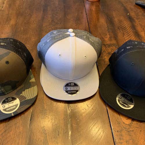 6 New Era Flat Brim SnapBack Hats