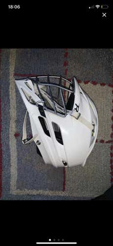 White Adult Player R Helmet