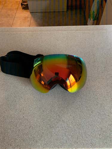 New Sunburst Chrome HesVap Large Ski Goggles