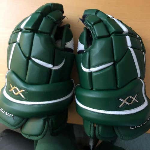Green Senior Bauer Vapor XX Gloves 15" Pro Stock