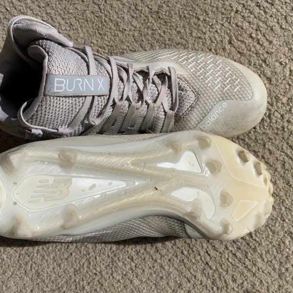 White Men's Molded Cleats New Balance Burn X