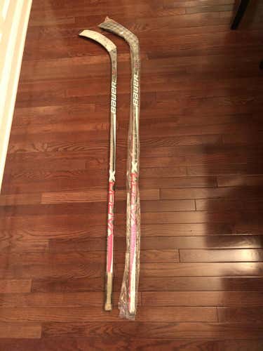 2 Bauer Right Handed Vapor 1X SE Hockey Stick Mid