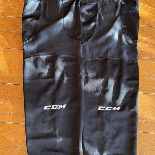 Black CCM Practice Socks 30” Size XL USED ONCE