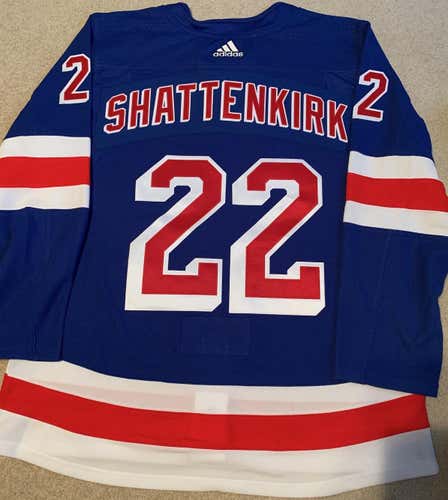 Authentic New York Rangers Kevin Shattenkirk Adidas Jersey (Size 52)