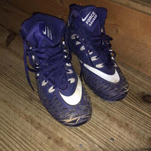 Purple Men's Molded Cleats Low Cut