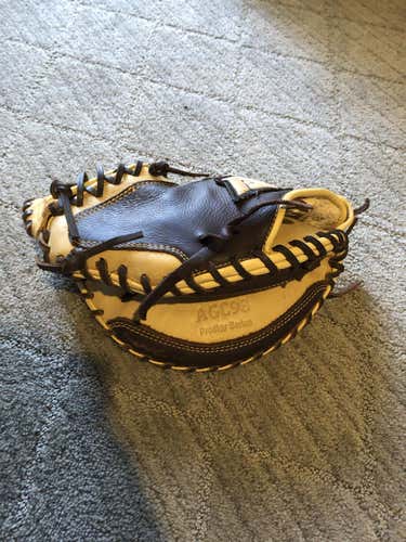 Brown Akadema Left Handed Catcher's Baseball Glove
