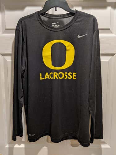 Oregon Lacrosse Nike DriFit Long Sleeve Shirt