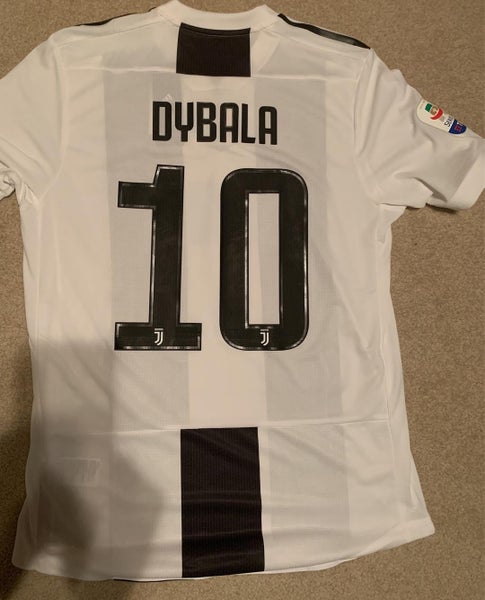 Authentic Juventus Dybala White Men's Large Adidas Jersey
