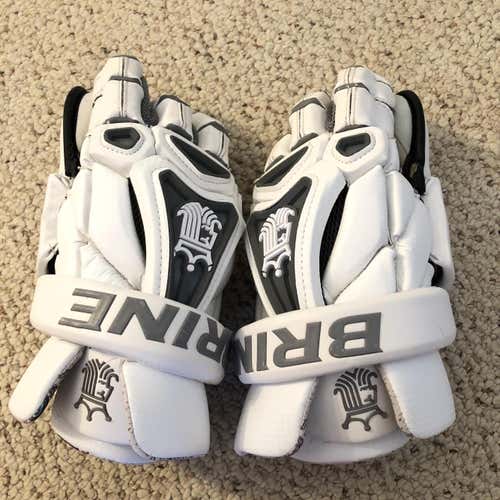White Brine 10" Goalie Gloves