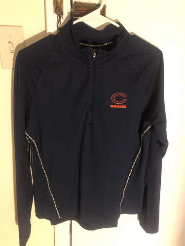Chicago Bears Nike Womens 1/4 Zip Pullover Medium
