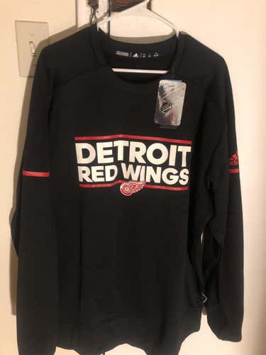 Detroit Red Wings Adidas Men’s NHL Player Crew Sweater 2XL