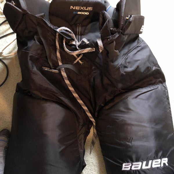 Black Senior XXXL Bauer Nexus 8000 Hockey Pants