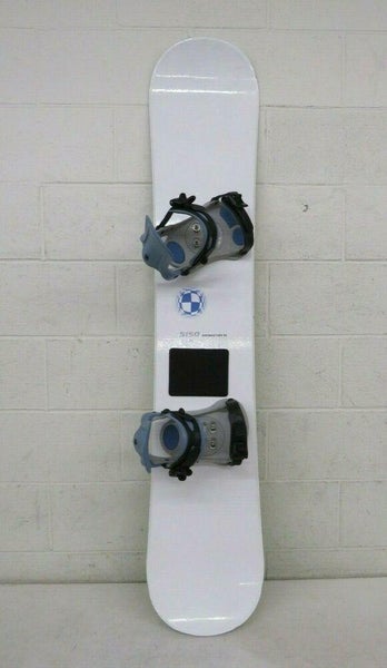 5150 Enigma 151cm Twin-Tip All-Mountain Snowboard w/Salomon S2 Bindings GREAT