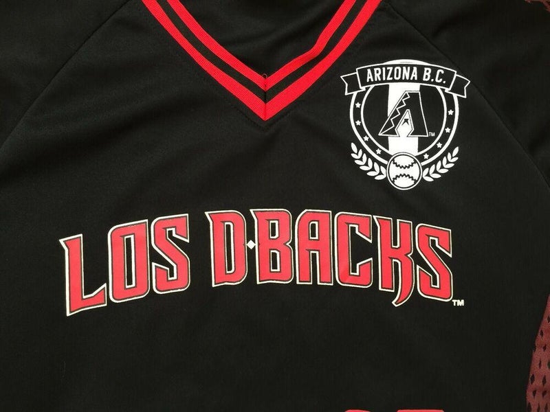 Arizona Diamondbacks Los Dbacks MLB Size Medium SGA Soccer Style Baseball  Jersey!