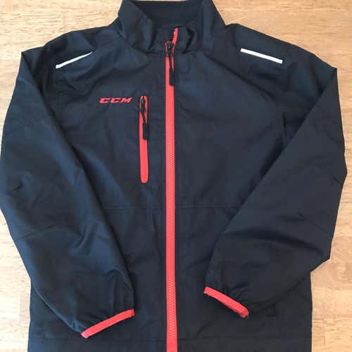 CCM 7170 V2 Team Light Youth Skate Suit Jacket Small Black And Red
