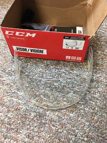 Brand New  CCM VR24 Visor Straight Certified