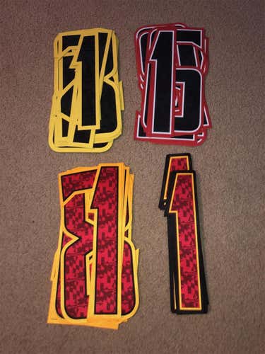 University Of Maryland Football Team Issued Jersey Numbers Lot