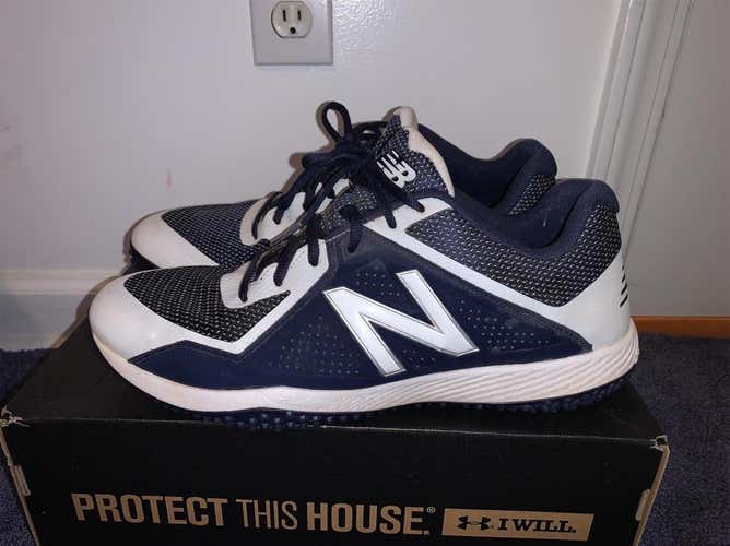 New Balance Men’s Turf Shoe T4040v4 Blue White Size 12 Used