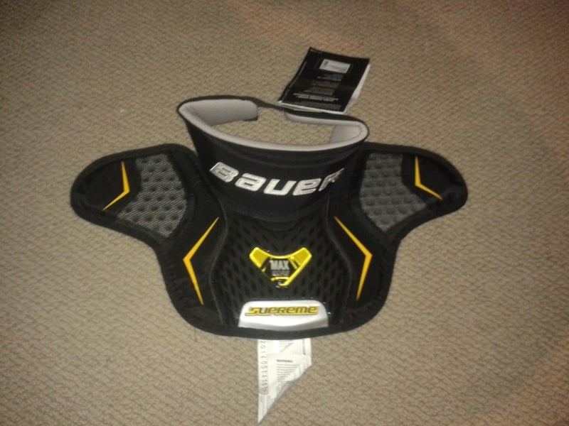 Black New Senior Bauer or TRADE for Brian's Neck Guard