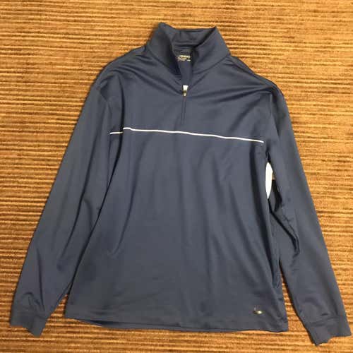 Royal Blue Nike Golf Quarter Zip Pullover (Large)