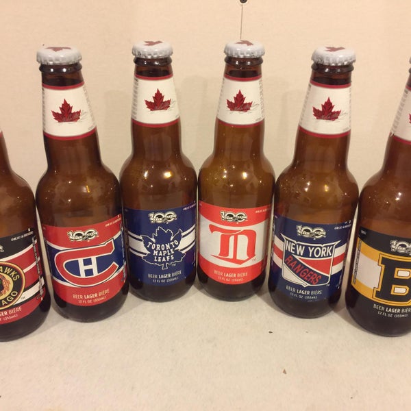 MOLSON ORIGINAL SIX HOCKEY   BEER BOTTLES