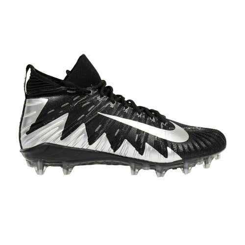 Nike Alpha Menace Elite sz10 Black Silver 871519 002 Football Cleat Vapor SAMPLE