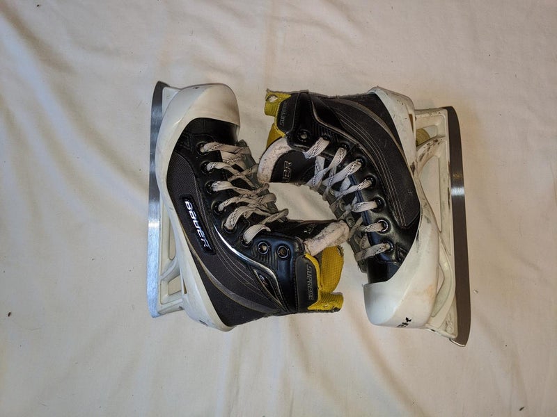 Junior Bauer Supreme One60 Hockey Goalie Skates D&R (Regular) Size 1