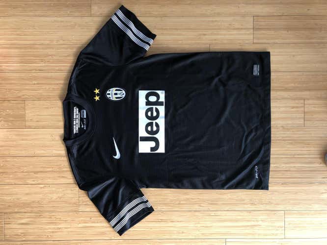 2012/13 Juventus Away Shirt New Black Men's Small Nike Jersey