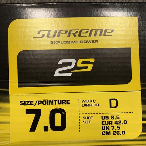 PRICE IS FIRM! Bauer 2S Senior Sz 7D Skates
