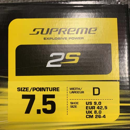 PRICE IS FIRM! Bauer 2S Senior Sz 7.5D Skates