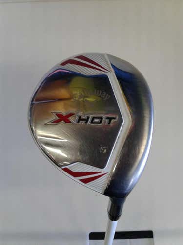 Used Callaway Xhot 5 Wood Graphite Stiff Golf Fairway Woods
