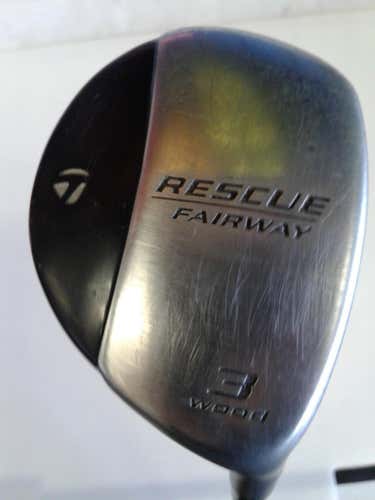 Used Taylormade Rescue 3 Wood Graphite Regular Golf Fairway Woods