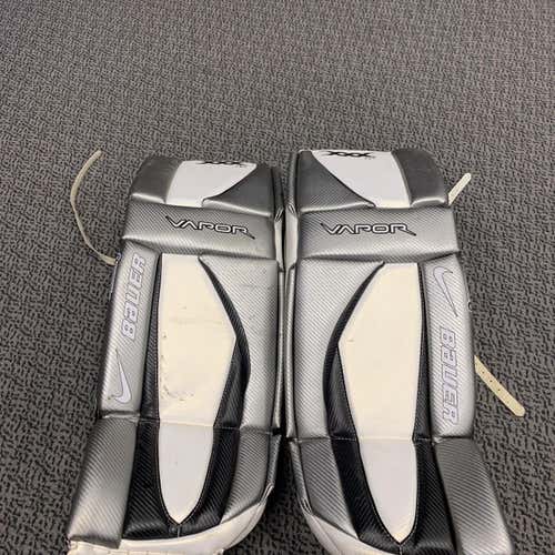 Silver Intermediate 31" Bauer Vapor XXX Pro Goalie Leg Pads