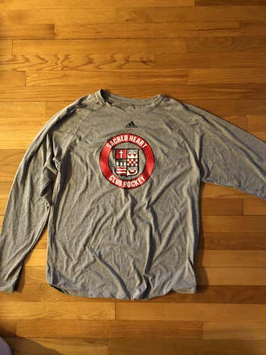 Sacred Heart University Club Hockey Adidas Climate Longsleeve- Adult Medium